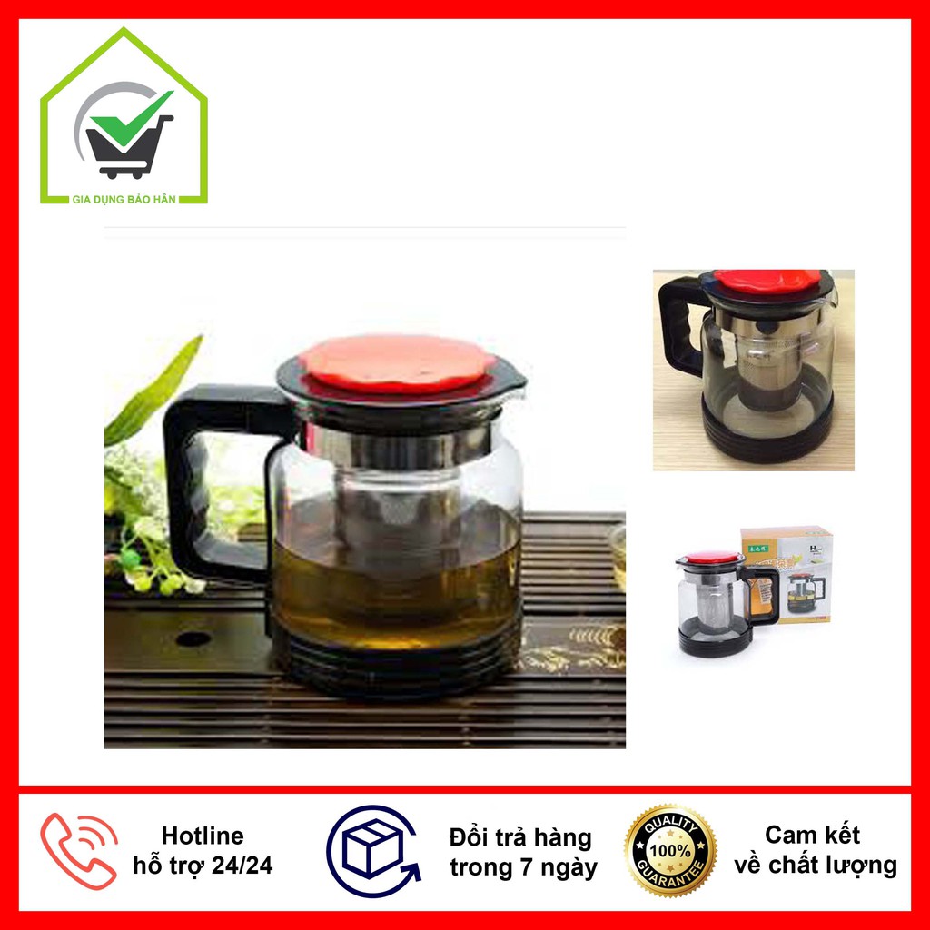 Bình Pha- Bình Pha Trà , Pha Cafe Thủy Tinh 750ml