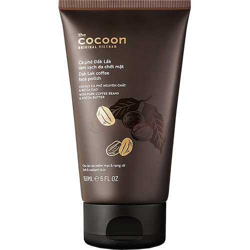 Tẩy tế bào chết mặt cà phê Đắk Lắk Cocoon làm sáng da (150ml)