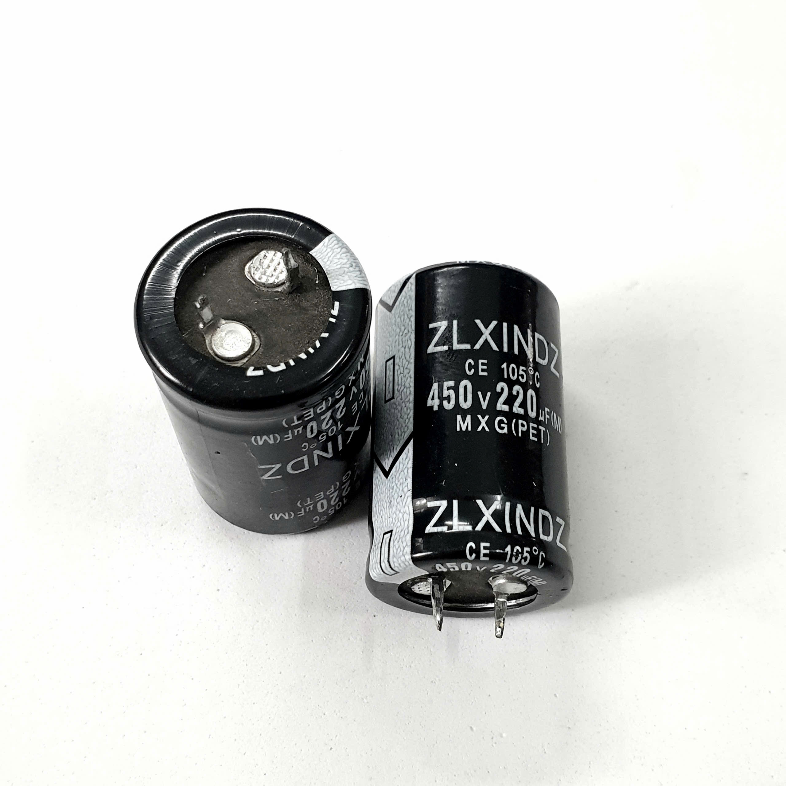 Tụ hóa 220uF 450V Chân Cứng ( 25x40mm) tháo máy