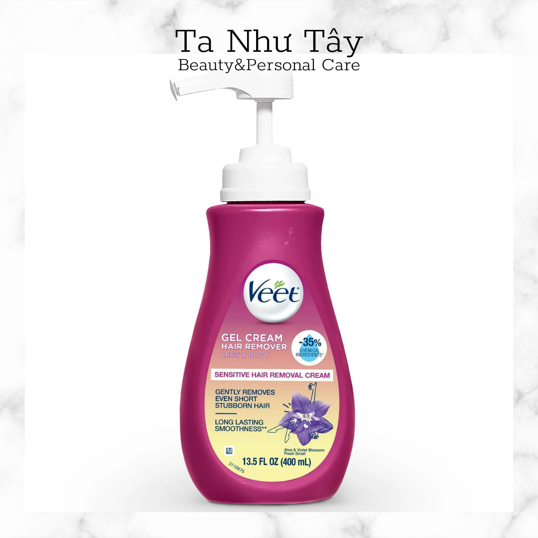 Kem Tẩy Lông Veet Da Nhạy Cảm (bản Mỹ) 400ml
