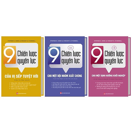 Sách 9 Chiến Lược Quyền Lực Cho Nhà Lãnh Đạo - Định hướng khởi nghiệp