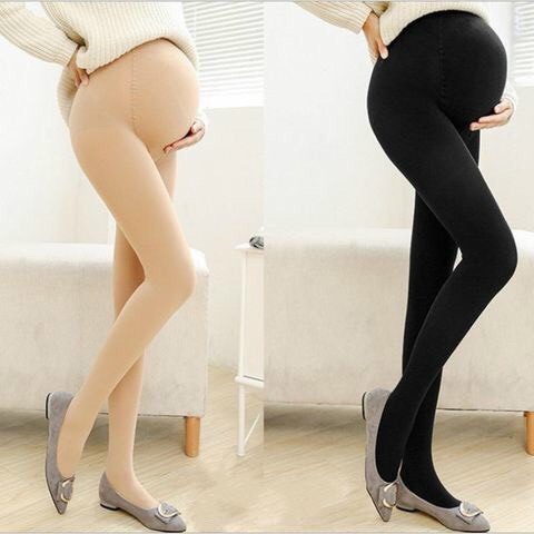 Quần tất bầu lót lông siêu ấm