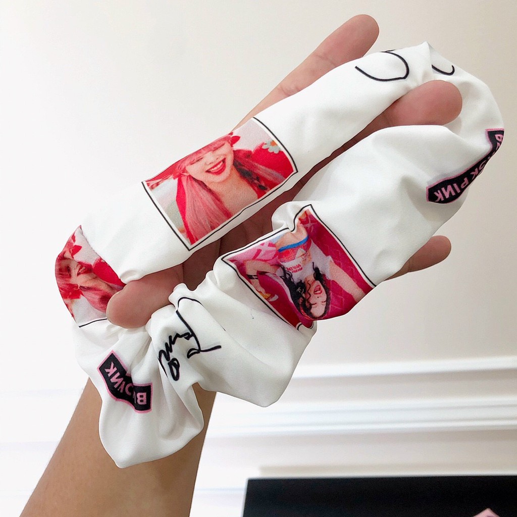 [ATKSHOP] Cột Tóc Vải Scrunchies - Dây Buộc Tóc Scrunchies Blackpink