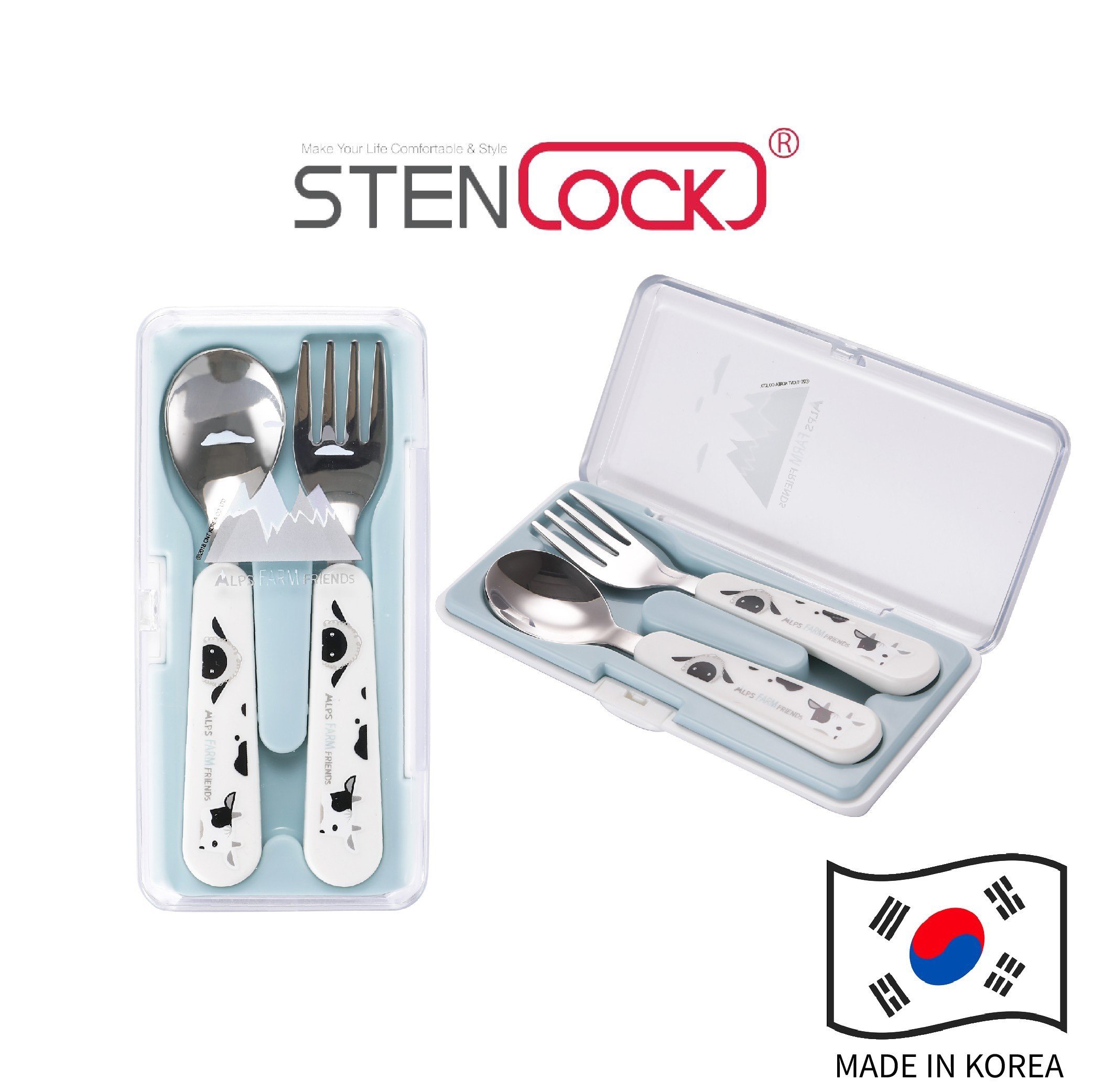 Bộ ăn dặm CAO CẤP Stenlock Hàn Quốc cho bé