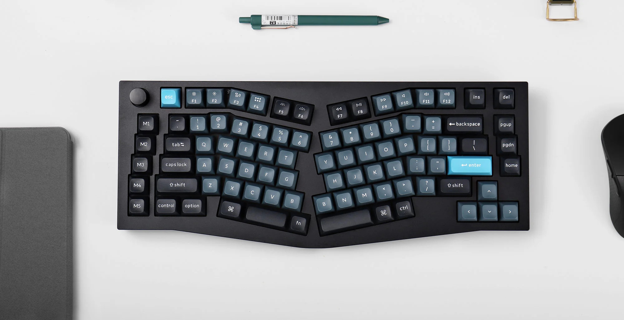 Bàn phím cơ custom keychron Q10 Pro Knob (ALICE LAYOUT) (Gasket Mount / RGB / Hotswap )