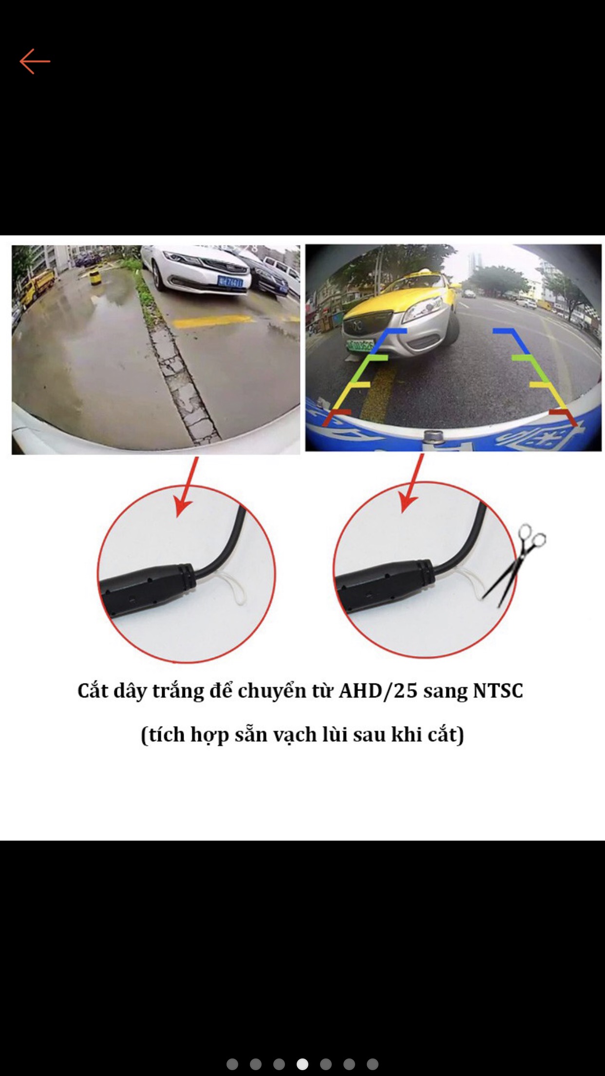 CAMERA LÙI XE Ô TÔ AHD/CCD ĐA NĂNG