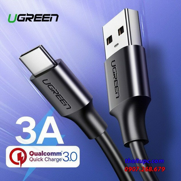 Cáp usb to usb-c data cable, dài 2m - ugreen 60118