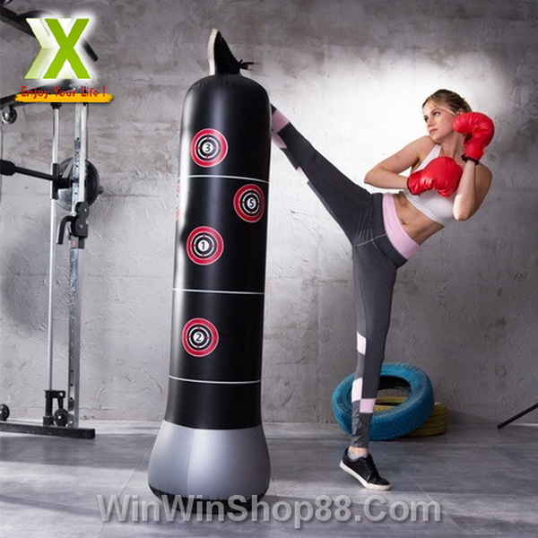 Bao trụ đấm bốc tự cân bằng – pure boxing - 155cm – đường kính 48cm