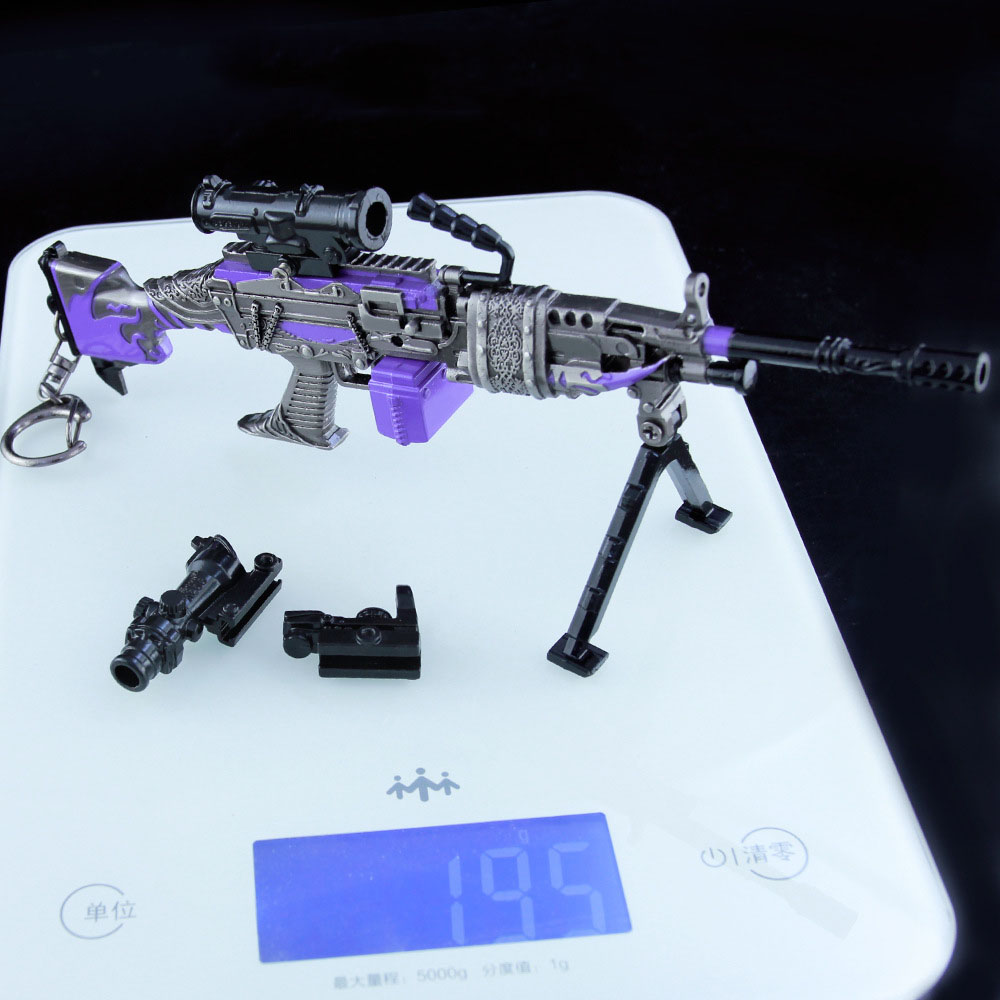 Mô Hình PUBG Kim Loại M249 Collector 3 Scope