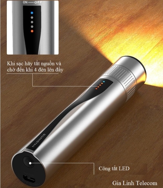 Bút soi quang pin sạc Deeplight 15KM 2200mAh