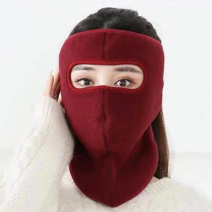 Khẩu trang ninja vải lót nỉ che kín mặt trán chống nắng chống bụi nhiều màu thích hợp cho cả nam và nữ - Khau trang ninja lot ni che kin mat tran chong nang chong bui