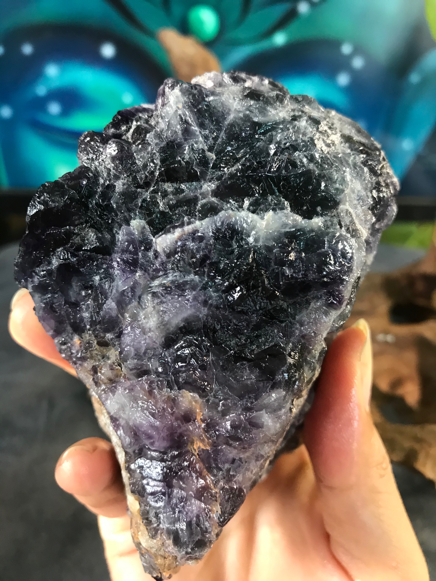 Đá Fluorite tự nhiên 0.7kg