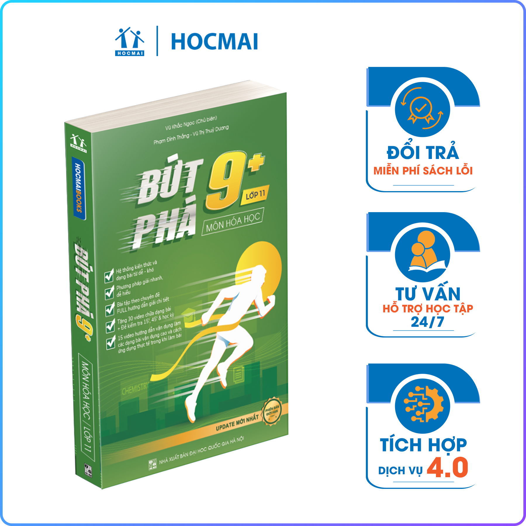 Sách Bứt phá 9+ môn Hóa học – Lớp 11 (Theo chương trình cũ)