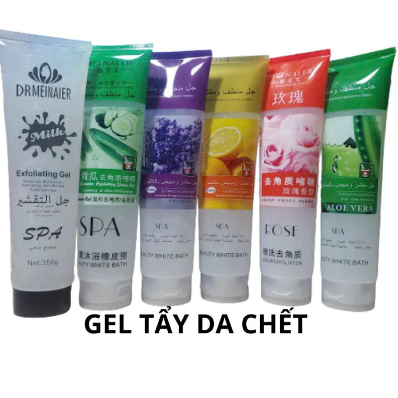 Gel tẩy da chết, gel tẩy tế bào chết, kem tẩy da chết toàn thân