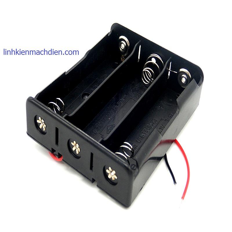 Hộp Đế Pin 18650 3AA 3Pin