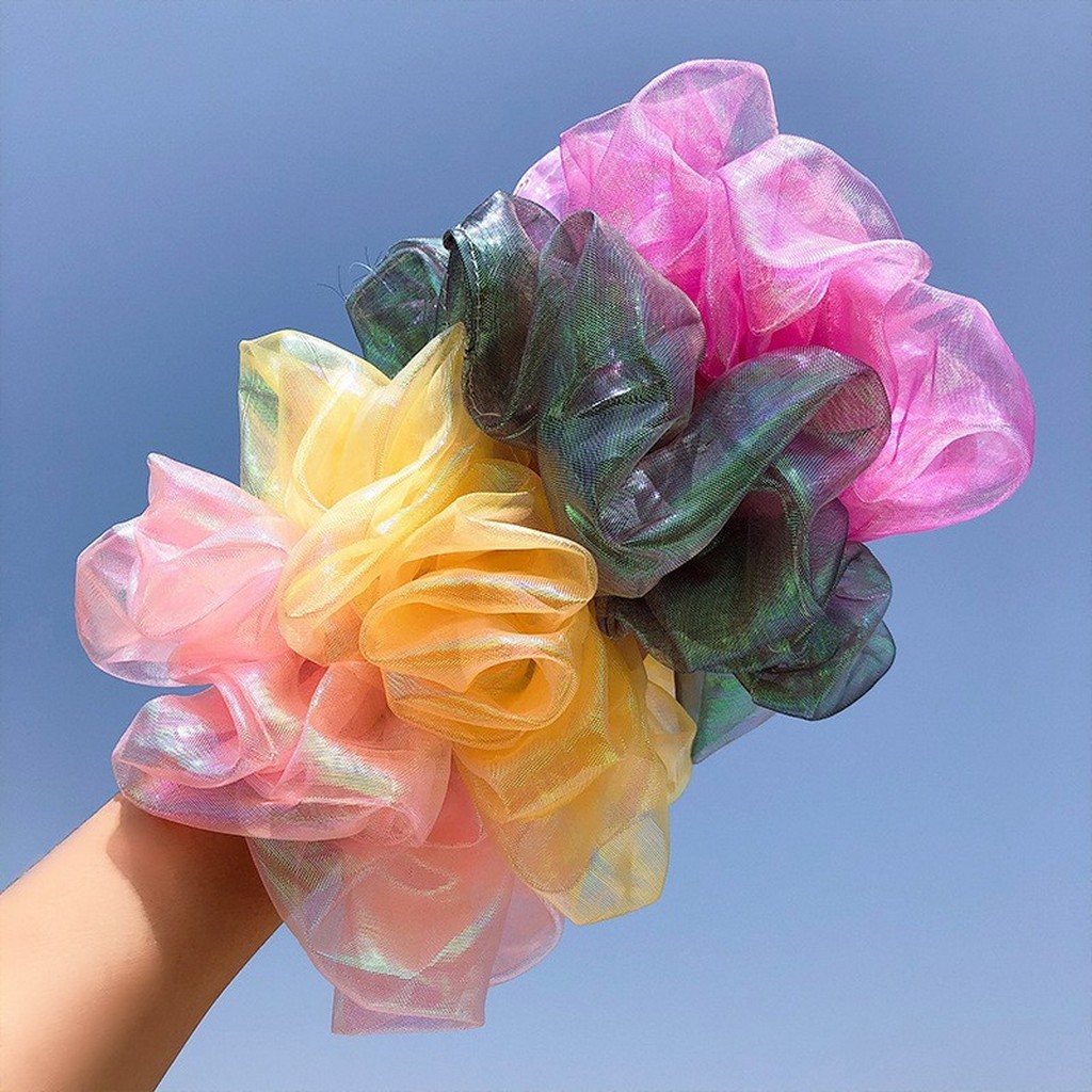 Cột tóc, buộc tóc vải scrunchies siêu hot hit T024  Sovavi