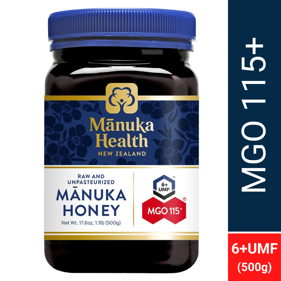 Mật ong Manuka - Chỉ số kháng khuẩn MGO 115+ trọng lượng 500g