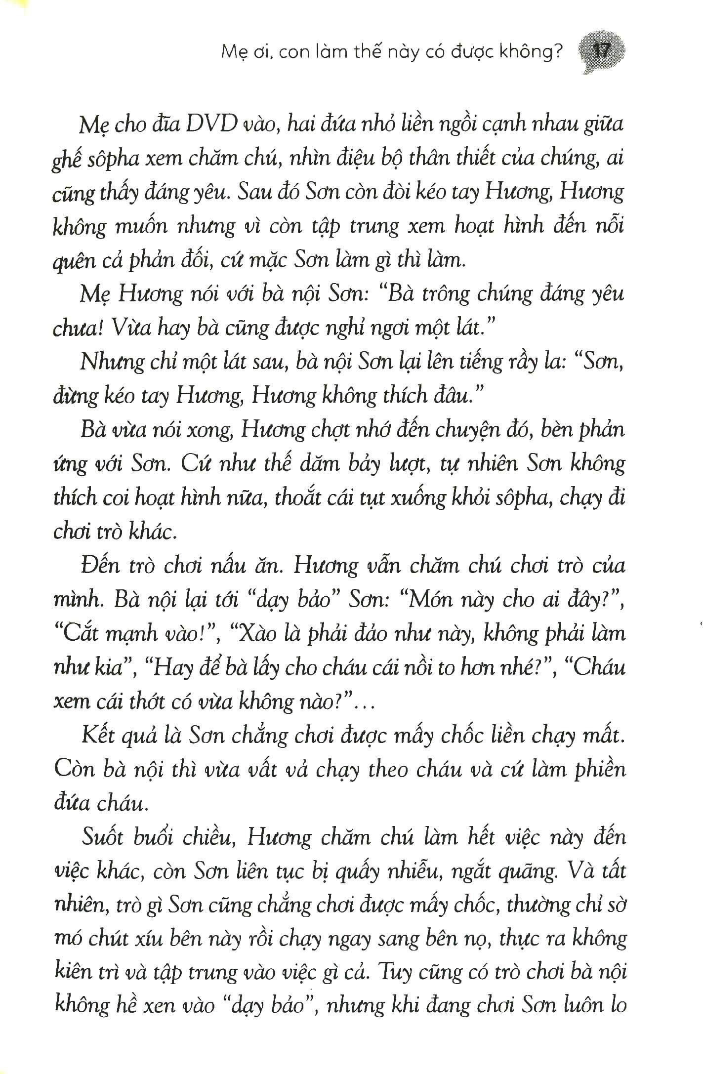 Mẹ Ơi, Con Làm Thế Này Có Được Không?