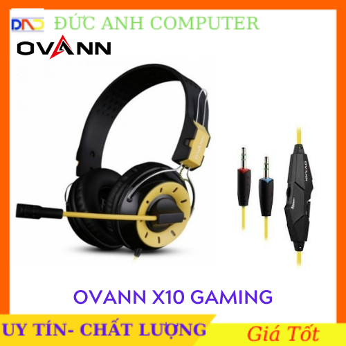 Tai Nghe Chuyên Game OVANN X10- Vàng Đen-- Tai Nghe Game Thủ - Đỉnh Cao Thiết Kế - Âm Thanh Tuyệt Hảo - Fullbox, Ovann X2 PRO , Tai nghe Gaming