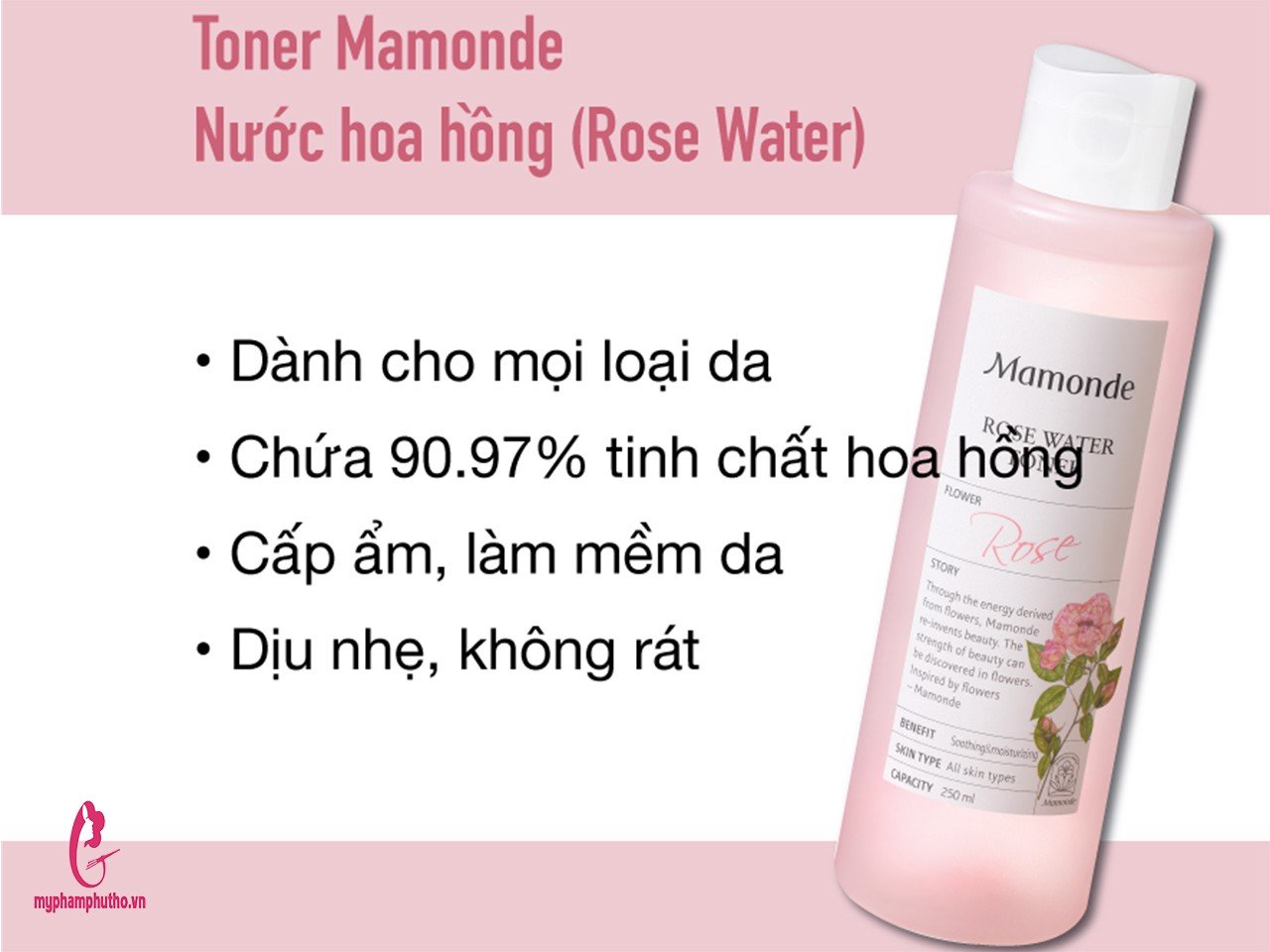 NƯỚC HOA HỒNG Mamonde
