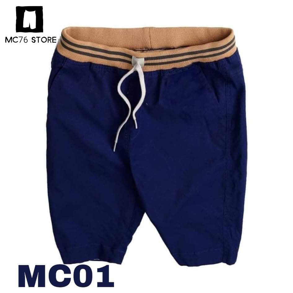 Quần Short Lưng Thun Nam Vải Kaki Mềm Mịn