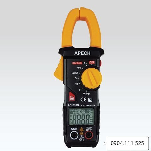 Ampe kìm đo dòng AC APECH AC-218B (600A) 