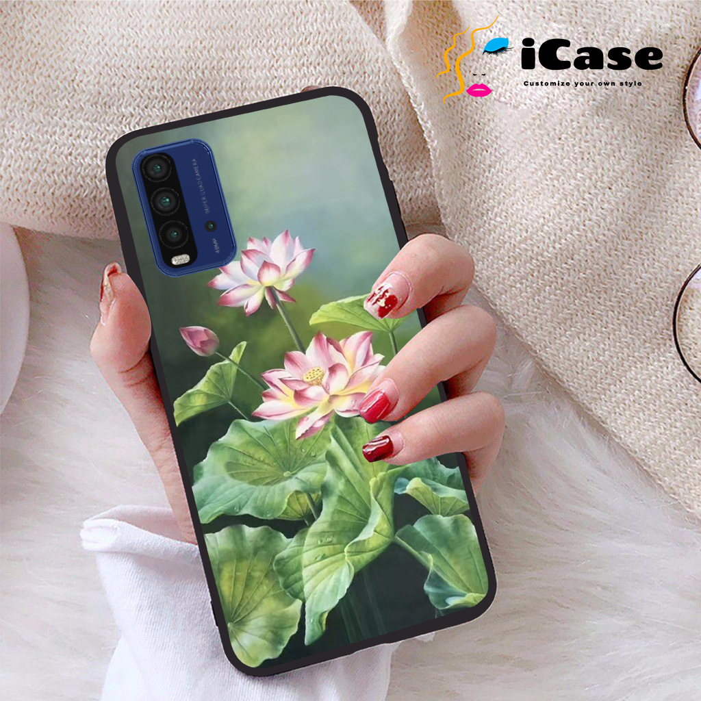 Ốp lưng Xiaomi Poco M3 viền dẻo TPU BST Sen
