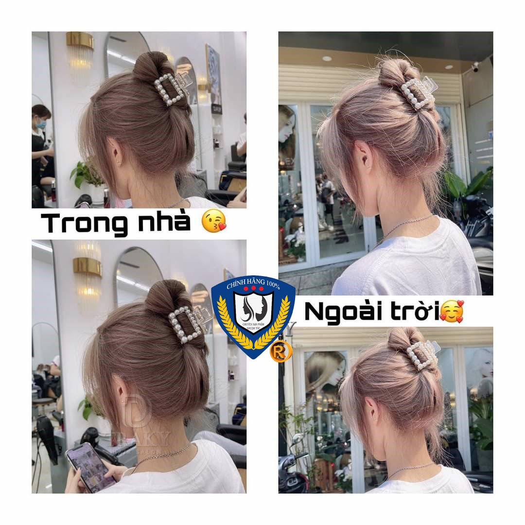 Thuốc nhuộm màu Nâu Khói Lạnh (không tẩy tóc) (kèm trợ nhuộm và găng tay)