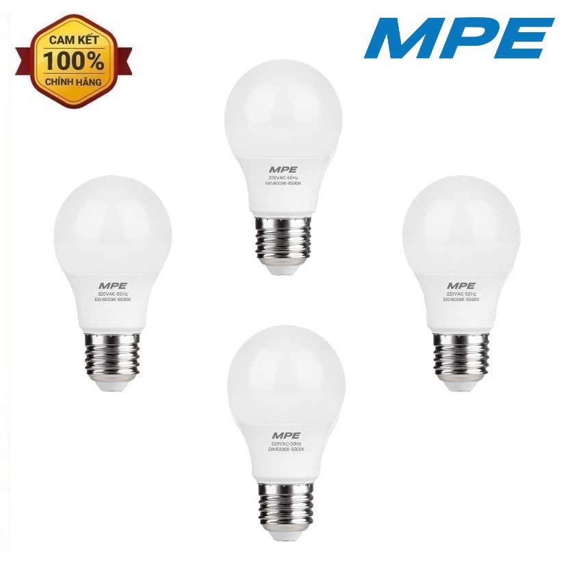 Bóng đèn led bulb mpe 3w - 5w - 7w - 9w - 12w - 15w đuôi e27