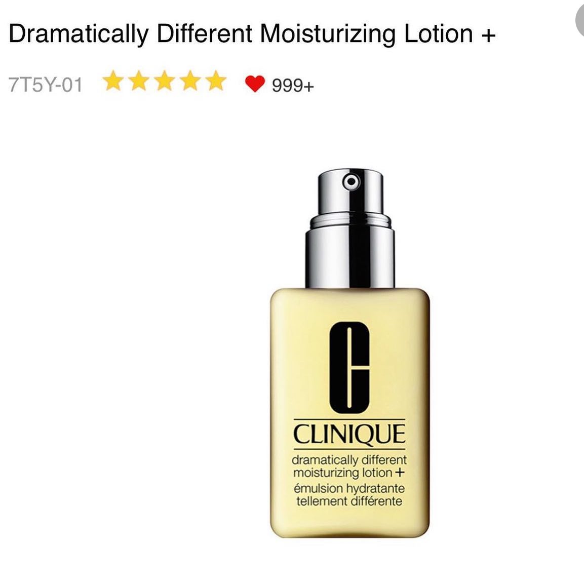 KEM DƯỠNG CLINIQUE LOTION 125ML