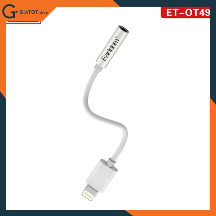 Jack Chuyển Lightning Sang 3.5mm Earldom ET-OT49 ( Kết Nối Bluetooth)
