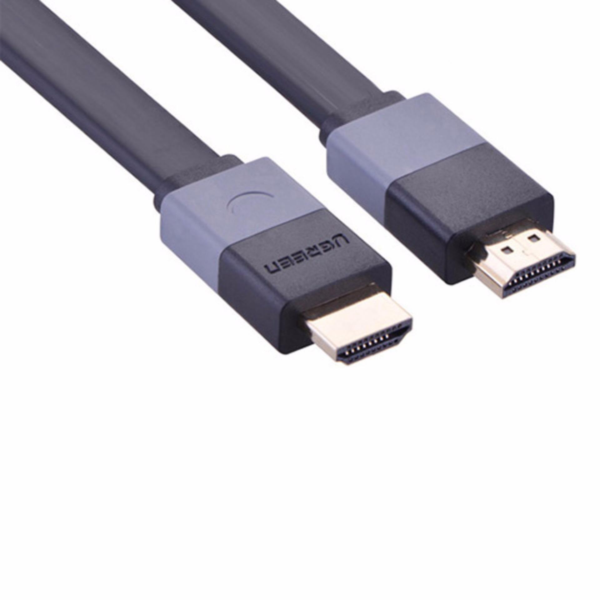 Cáp HDMI dẹt 10M Ugreen 30114 (Đen)
