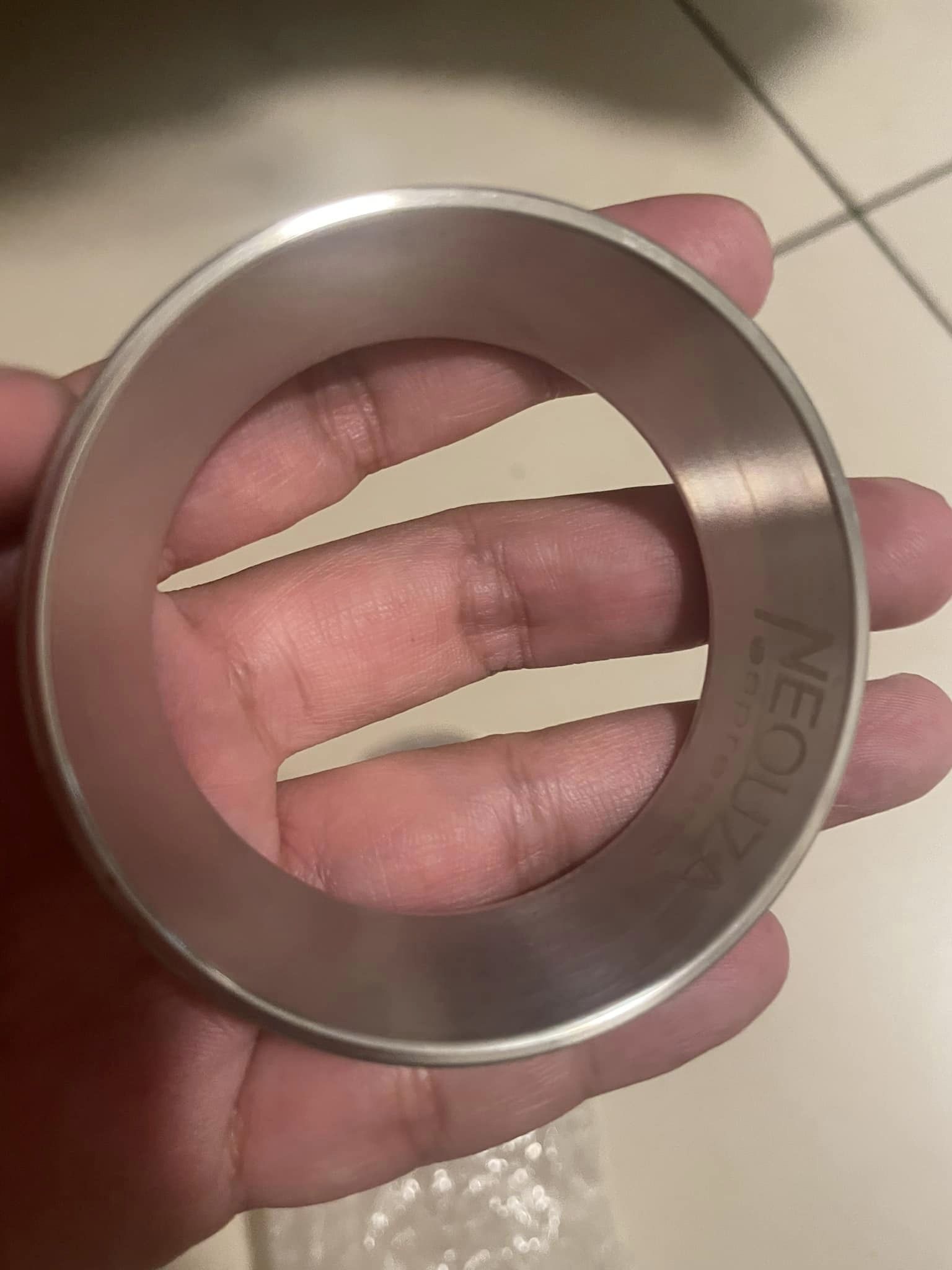 Ly đong cà phê 58mm 53mm 51mm thép không gỉ inox 304 stanless steel Dosing Ring phễu đong