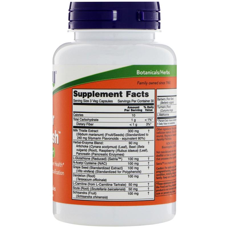Hỗ trợ gan Now Liver Refresh 90viên 180viên