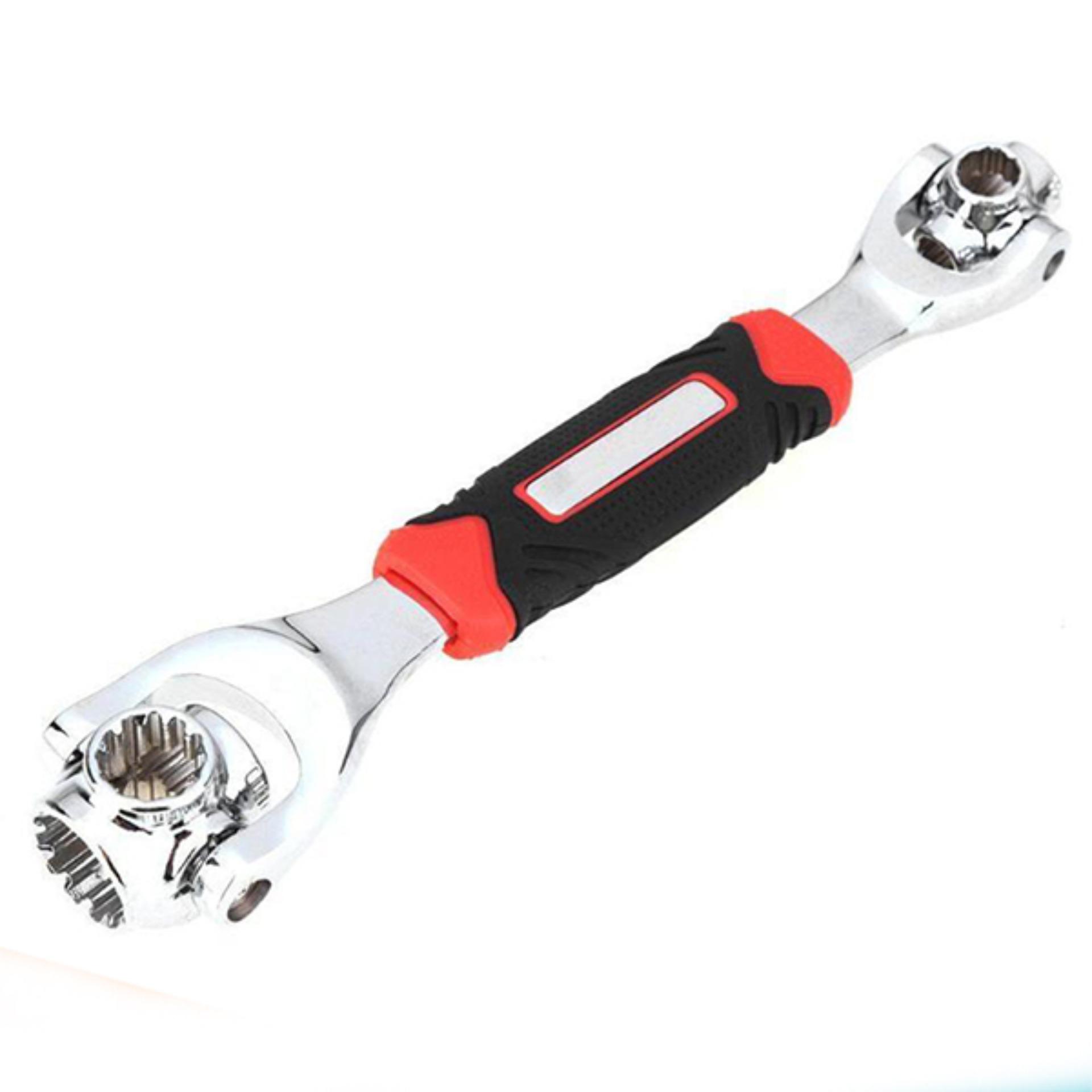 Cờ Lê Đầu Xoay 360 Độ 48 Trong 1 (Tay Cầm Cao Su)