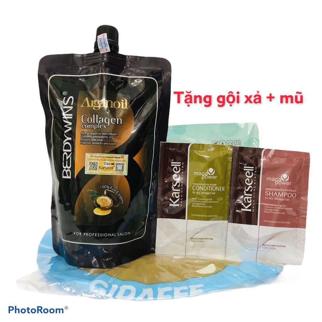 [CHÍNH HÃNG] Hấp phục hồi – Arganoil Collagen Complex – BERDYWINS – 500ml