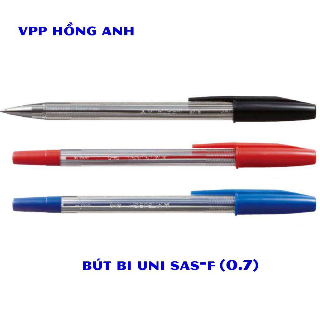 Bút bi Uni SAS - F (0.7mm) hàng chính hãng
