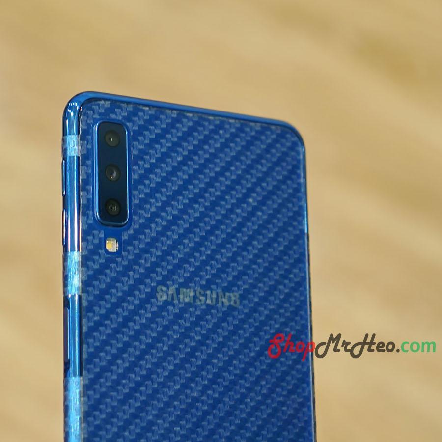 [HCM]Bộ 3 Skin Dán Mặt Lưng Vân 3D Samsung A7 2018