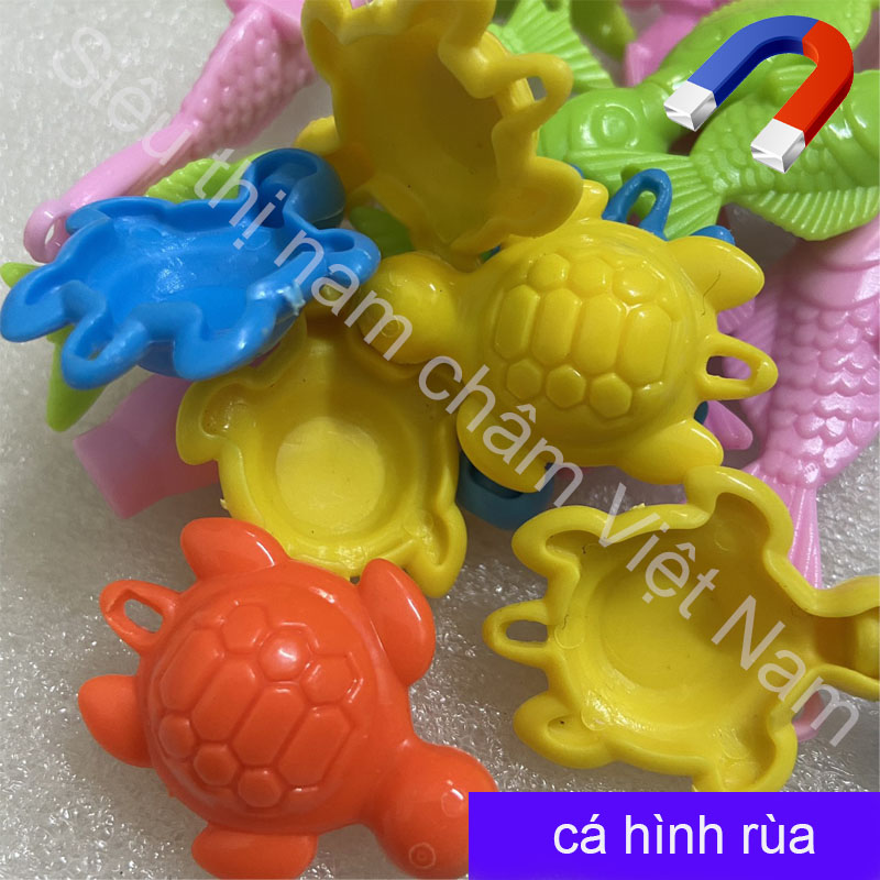 Nam châm câu cá hình rùa, hình cá - Gía bán 1 con