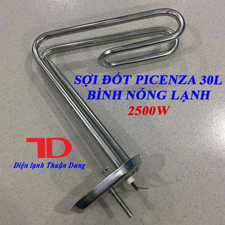 Sợi Đốt PICENZA 30L Bình Nóng Lạnh, Cọc Đốt Bình Nóng Lạnh 2500W