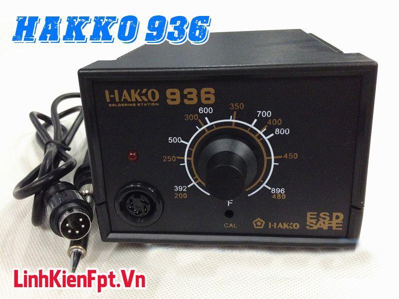 Trạm Hàn Hakko 936 Điều chỉnh nhiệt độ