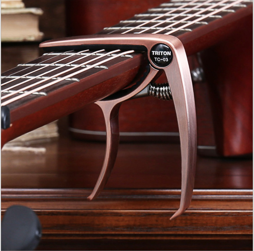 Capo Vân Gỗ Dành Cho Guitar Và Ukulele