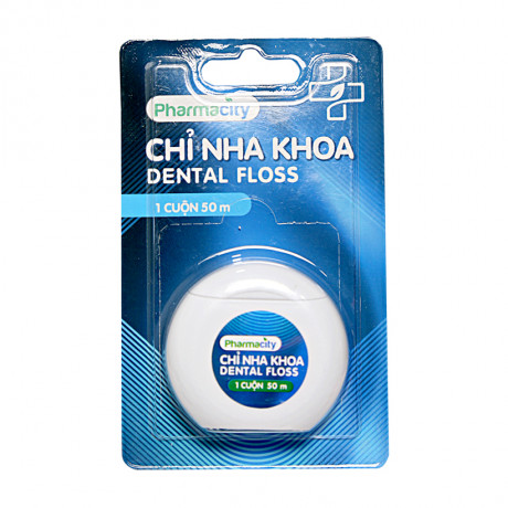 Chỉ nha khoa Pharmacity (cuộn 50m/hộp)