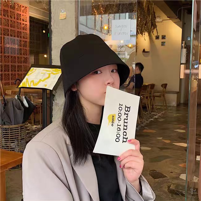 Mũ bucket nón vành trơn phong cách unisex