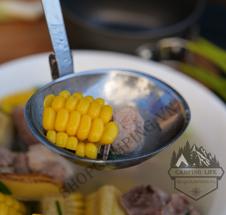 Thìa múc canh inox 304 gấp gọn