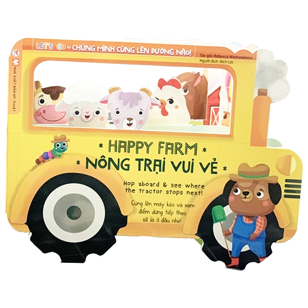 Fahasa - let's go - chúng mình cùng lên đường nào - happy farm - nông trại vui vẻ