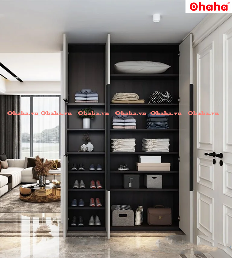 [ Freeship HCM ]  Tủ Đựng Giày Gỗ HMR Hiện Đại Comfy OHAHA 001