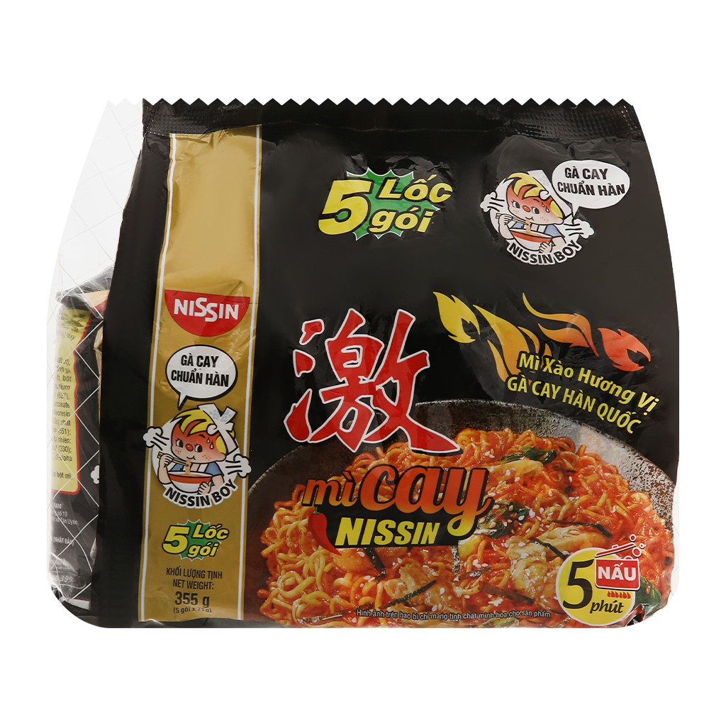 30 GÓI MÌ CAY ĂN LIỀN MISIN (MÌ XÀO HƯƠNG VỊ GÀ CAY HÀN QUỐC)