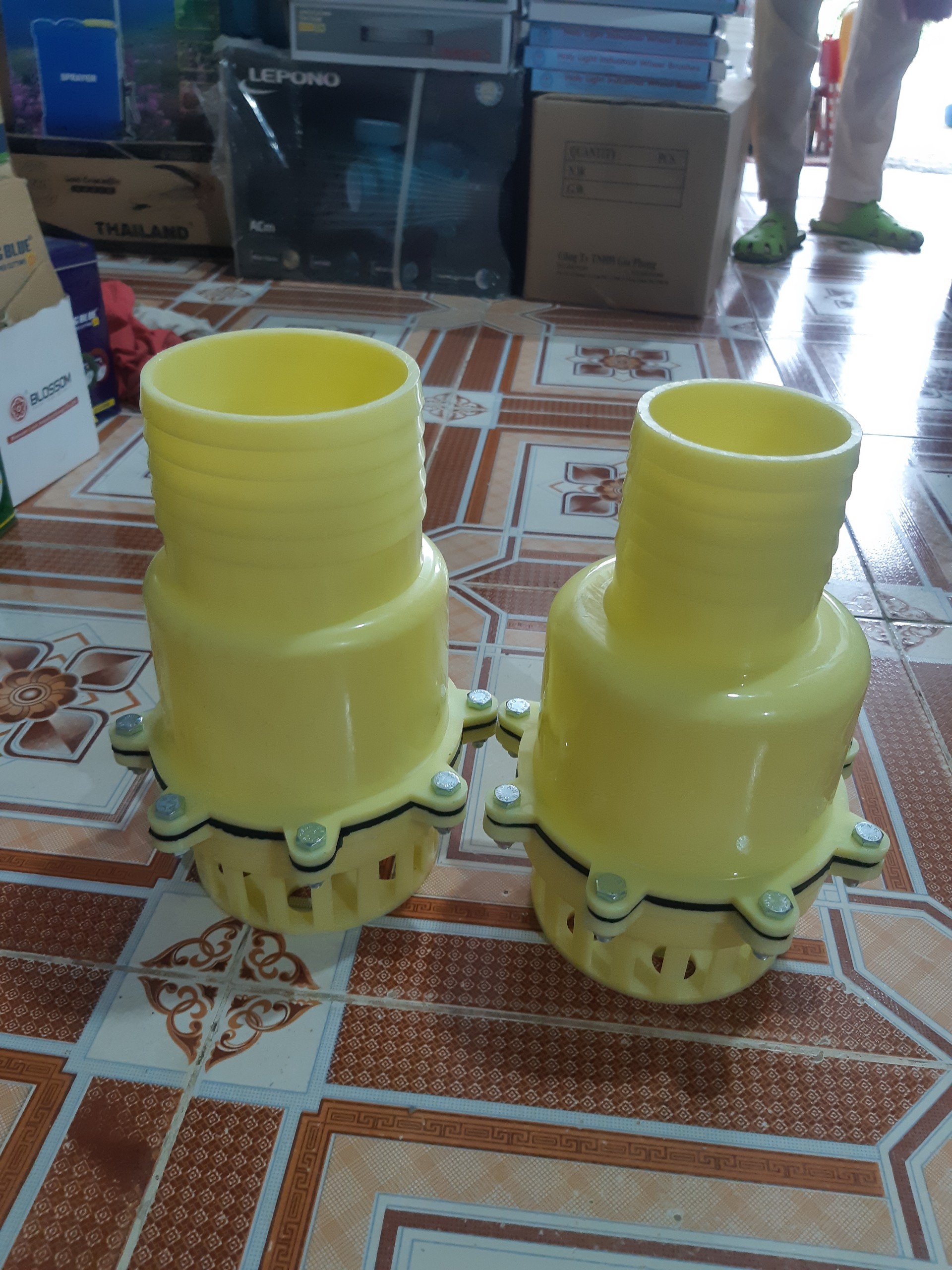 Luppe Máy Bơm Nước nhựa (Rọ Lọc Rọ Bơm Giỏ Hút Nước) phi 90 và phi 114