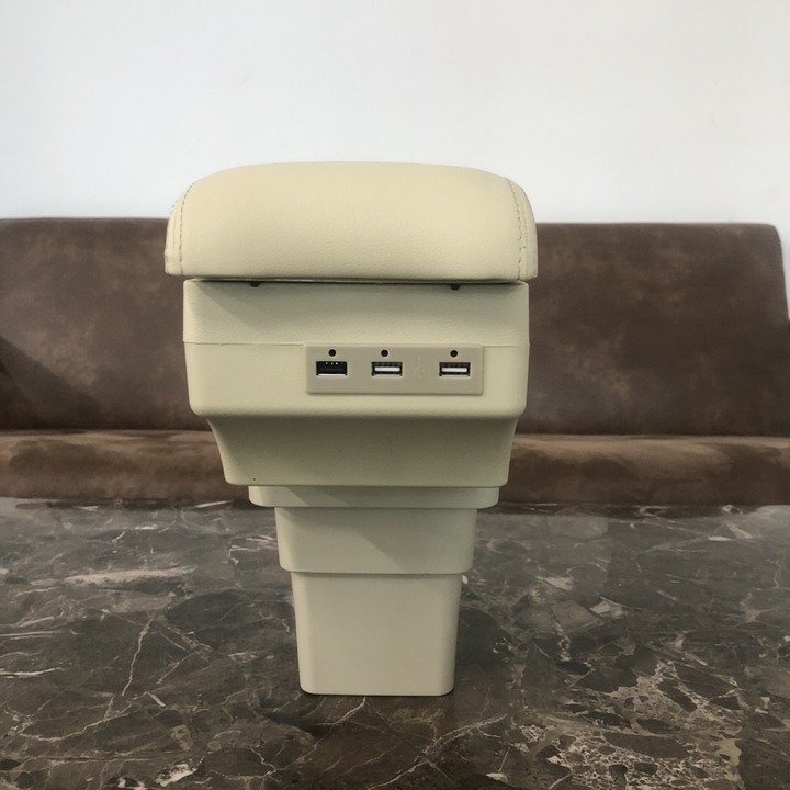 Hộp tỳ tay ô tô, xe hơi cao cấp Mitsubishi Xpander tích hợp 6 cổng USB